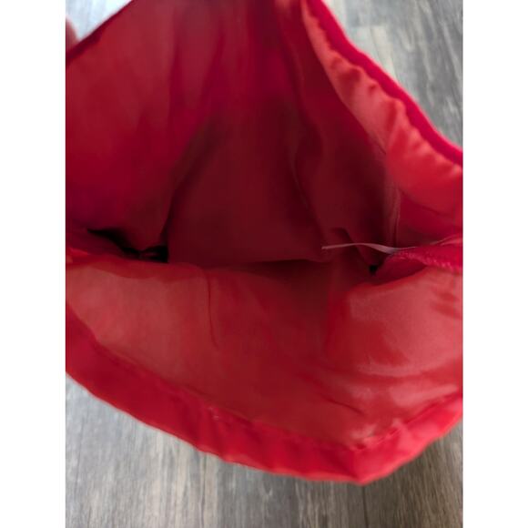 Vintage Blue Velvet Christmas Stocking Snowman Mouse 17" Holiday Festive - Picture 6 of 10